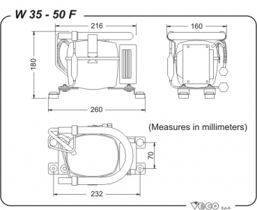 Frigoboat W 35 F, bis 340 Liter