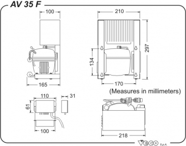 Frigoboat AV 35 F, bis 340 Liter