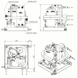 CWS Aquacontrol 161RC EF Kompressor 230 V 50 Hz