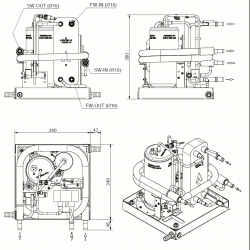 CWS Aquacontrol 201RC EF Kompressor 230 V 50 Hz