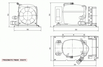 Frigoboat FM200, bis 200 Liter