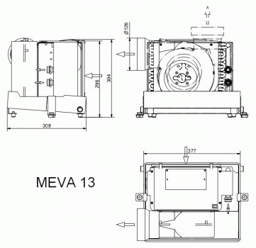 Fan Coil EVA 13 Dry Pan