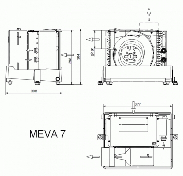 Fan Coil EVA 7 Dry Pan