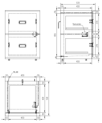 Frigoboat Edelstahl Kühlschrank MS 130 2D mit Schubladen