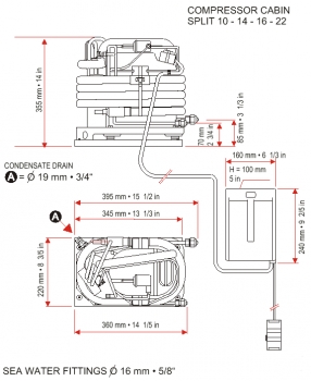 Climma Split 17Slim Quattro MK3 230/1/50