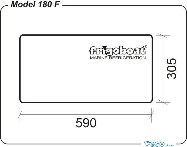 Frigoboat F 180 F INOX Plattenverdampfer