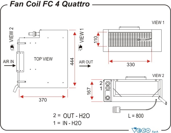 Fan Coil FC4 Quattro