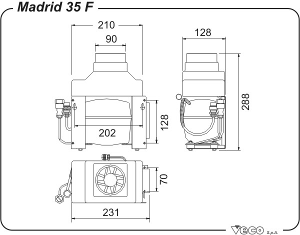 Frigoboat Madrid 35 F, bis 100 Liter