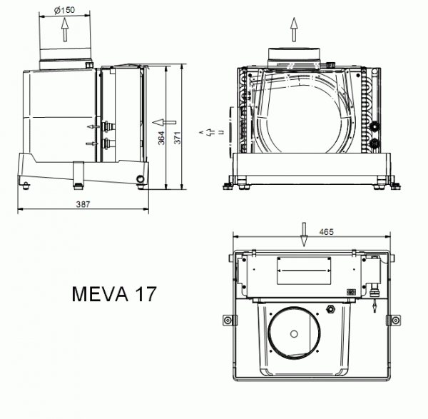 Fan Coil EVA 17 Dry Pan