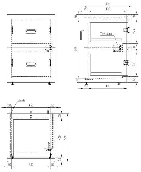 Frigoboat Edelstahl Kühlschrank MS 130 2D mit Schubladen